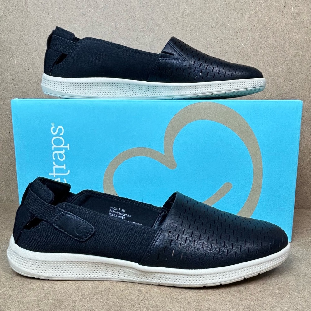New Baretraps Viccia Womens Round Closed Toe Slip-On Shoes